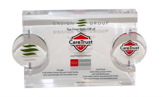 Deal Toy Commemorating Spin-Off Transaction