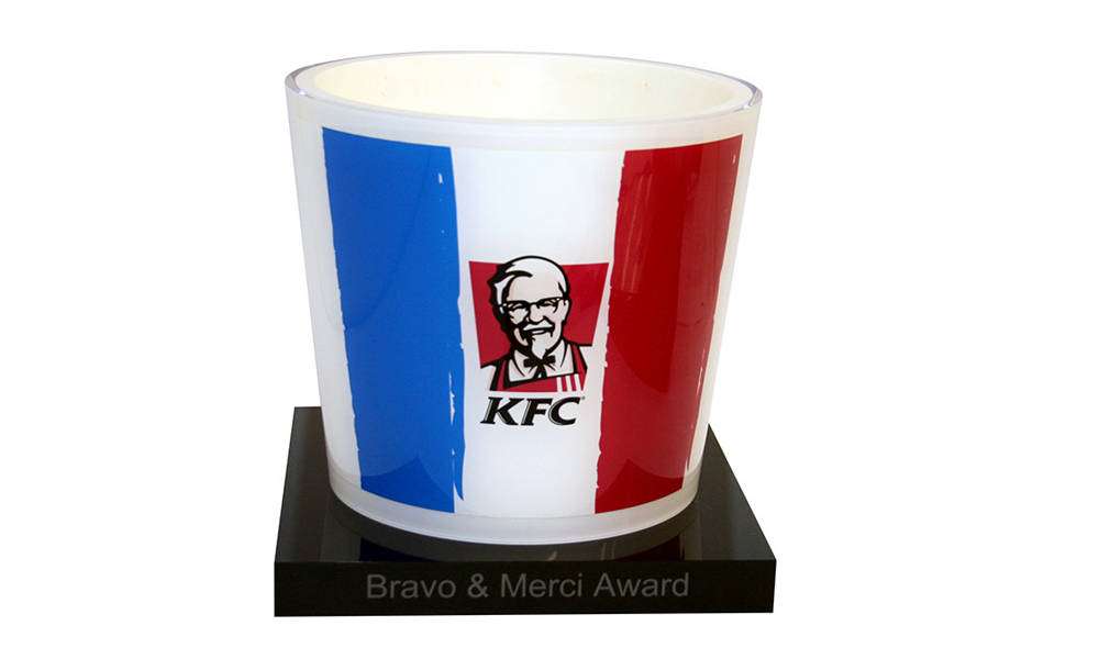 KFC Custom Acrylic Award