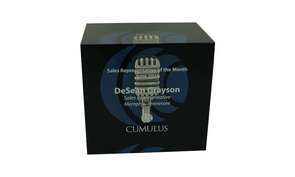 Cumulus Custom Acrylic Sales Award